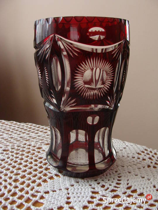 Wazon szkło warstwowe szlifowane Latoszyn