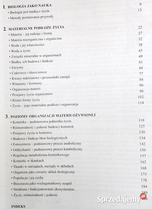 Biologia 1 W poszukiwaniu życia Halina Hłuszyk Rok wydania 2002 lubelskie