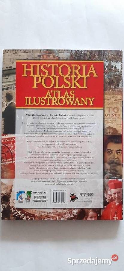 Historia Polski Atlas Ilustrowany twarda z obwolutą mazowieckie Pruszków
