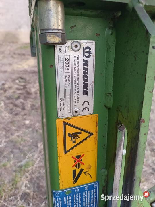 Kosiarka Krone AM 203s nieuszkodzony sprzedam
