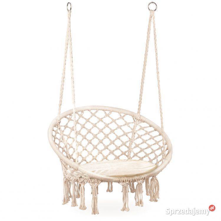 Fotel wiszący huśtawka ogrodowa bocianie gniazdo Bielsk Podlaski
