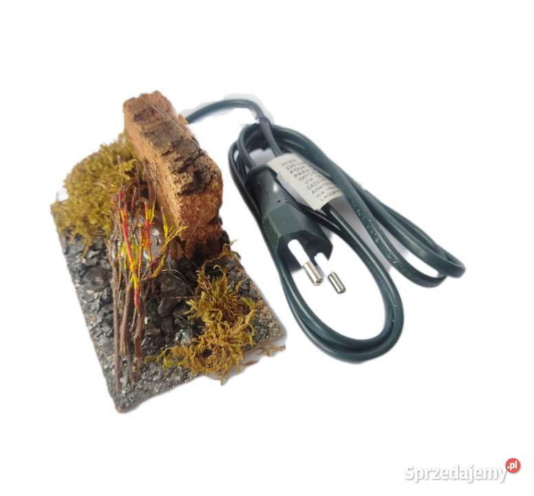 Ognisko do szopki makiety drewno efekt ognia Boże Narodzenie Nowy Sącz