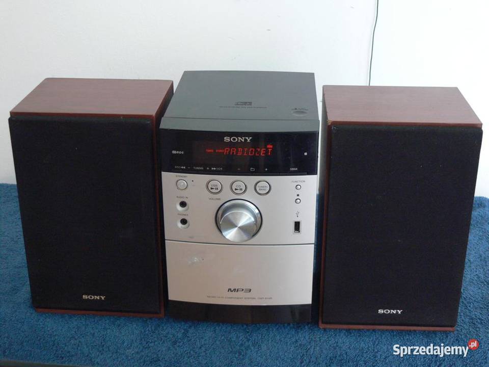 Wieża Sony RDS CD USB mp3 AUX kolumny. WYSYŁKA. Jasło - Sprzedajemy.pl