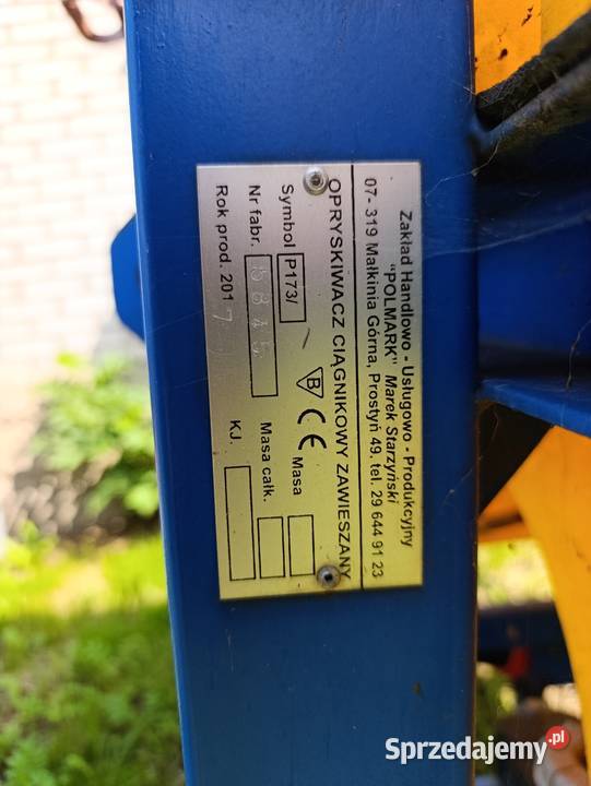 Opryskiwacz 600 l belka 12