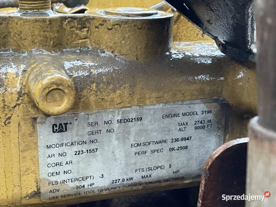 Cat Caterpillar 3196 304 227kW silnik kompletny Pozostałe wielkopolskie Jastrzębniki