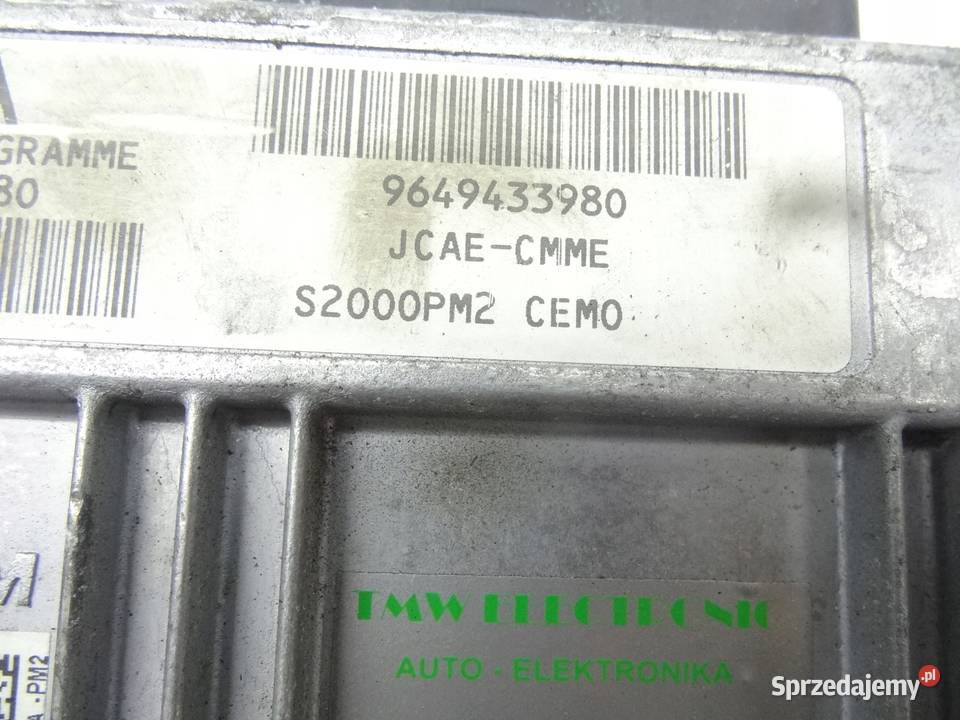 CITROEN C2 C3 KOMPUTER SILNIKA 215851708A Przemęt sprzedam