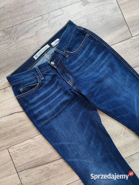 Jeansowe spodnie Dzwony Vintage Gap 38 40 niebieski podkarpackie