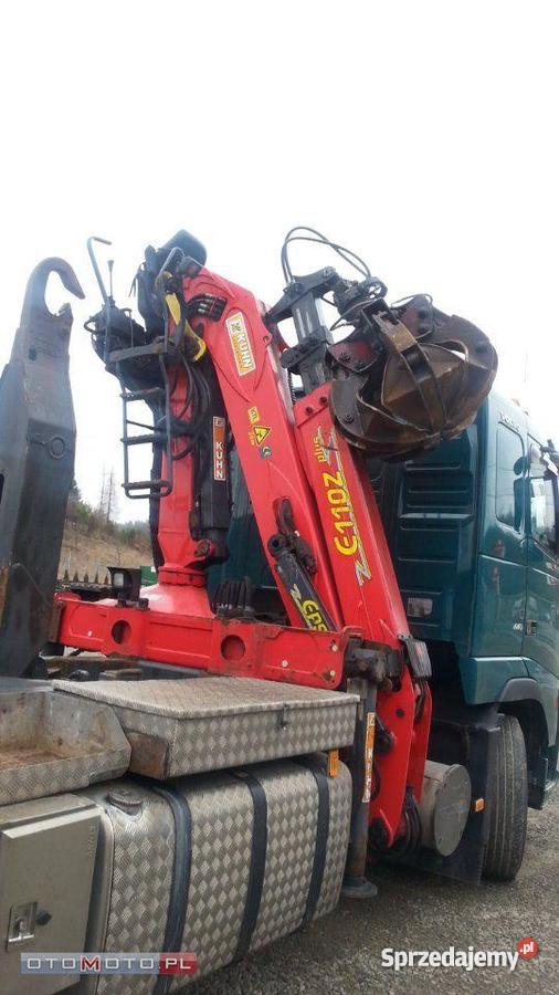 hakowiec volvo z dźwigiem Epsilon do złomu TARNÓ Tarnów sprzedam