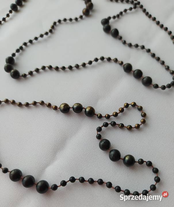Naszyjnik KORALIKI długi podlaskie Hajnówka sprzedam
