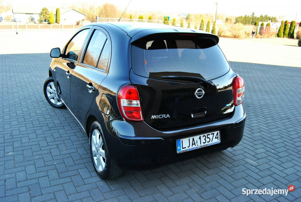 Nissan Micra GAZ przeglądzie NAVI Opony lato czujnik parkowania Modliborzyce