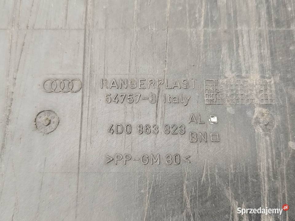 Osłona Silnika Dolna Audi A8 D2 Wygłuszenie Osłony silnika sprzedam