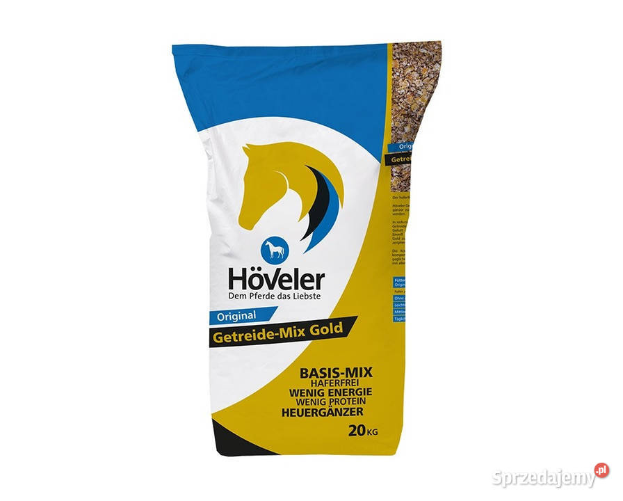 HVELER GetreideMix Gold Musli bez owsa koni Zwierzęta wielkopolskie Swarzędz