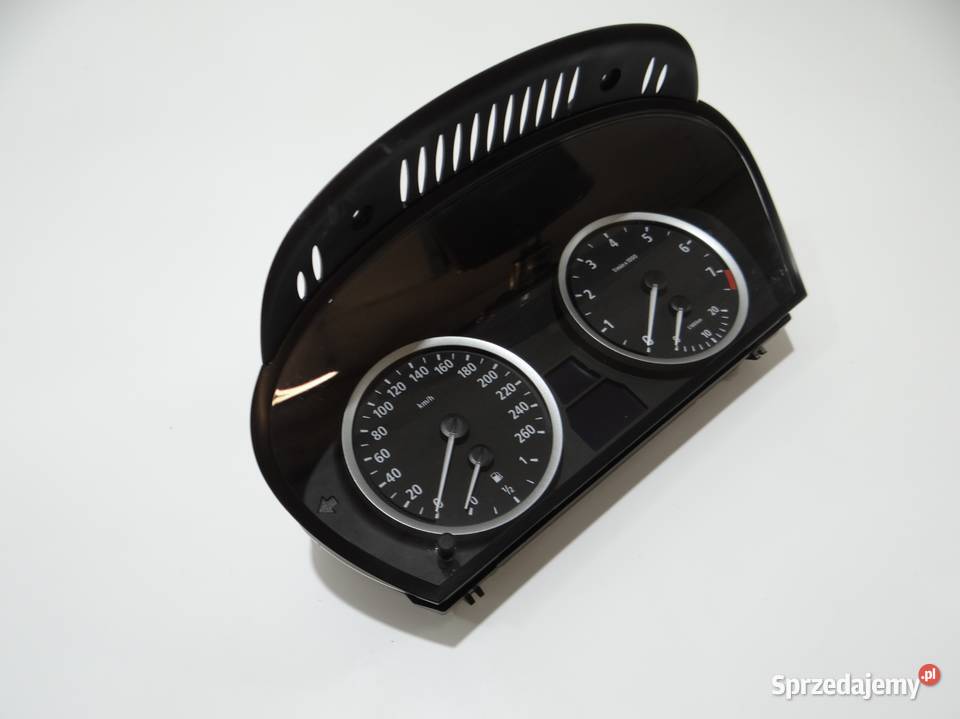 LICZNIK ZEGARY BMW E60 E61 N52 AUTOMAT EU Liczniki i zegary Strzyżewice