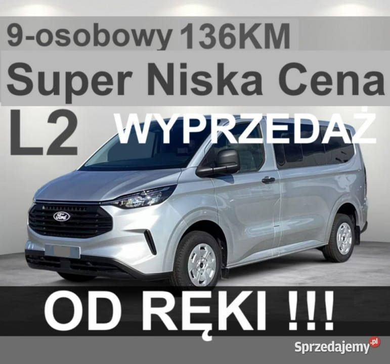 Ford Transit Custom Trend 136 Kamera Full Led światła LED Transit  Custom Szczecinek