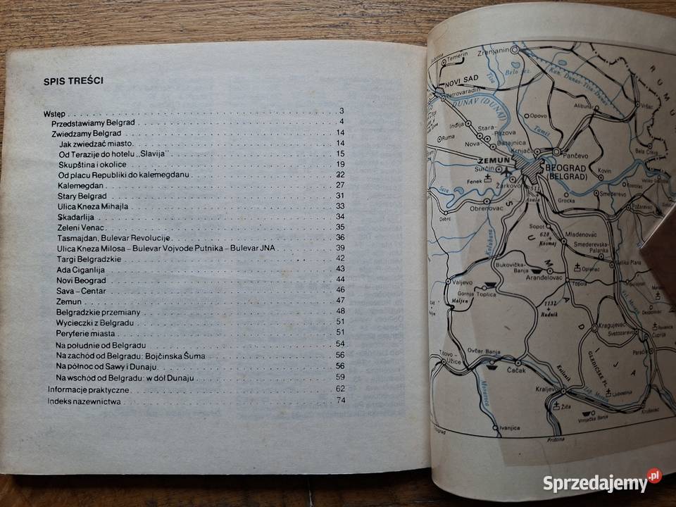 Belgrad i przewodnik turystyczny J Wojdyłło