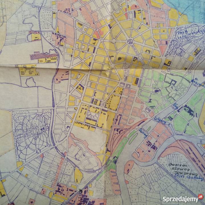 810 Mapa Rozwój Przestrzenny Szczecina do 1910 zachodniopomorskie Szczecin sprzedam