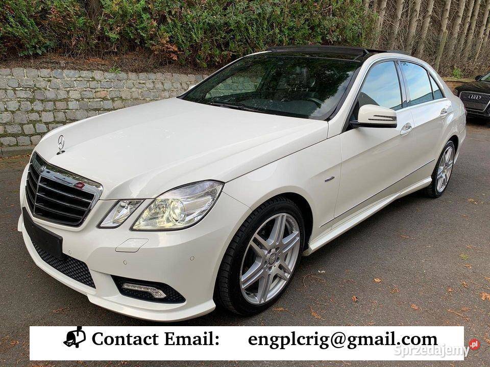 2011 MercedesBenz E 220 Avantgarde AMG Package Rok produkcji 2011 Samochody osobowe