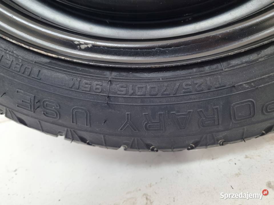 KOŁO DOJAZDOWE Nissan Note E11 12570 R15 4x100