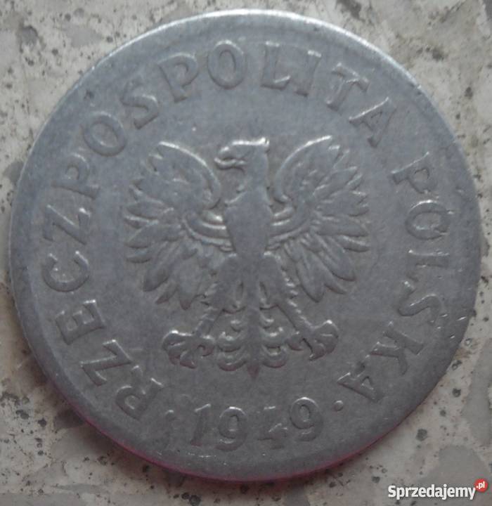 POLSKA50 GROSZY1949 r bzAL Legionowo