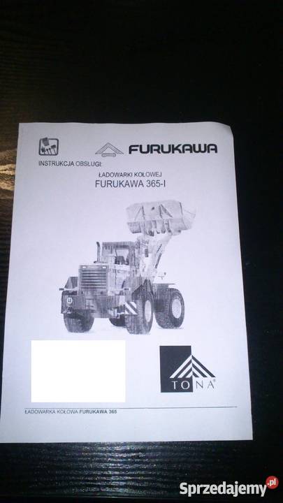 Instrukcja obsługi DTR ładowarka kołowa Furukawa