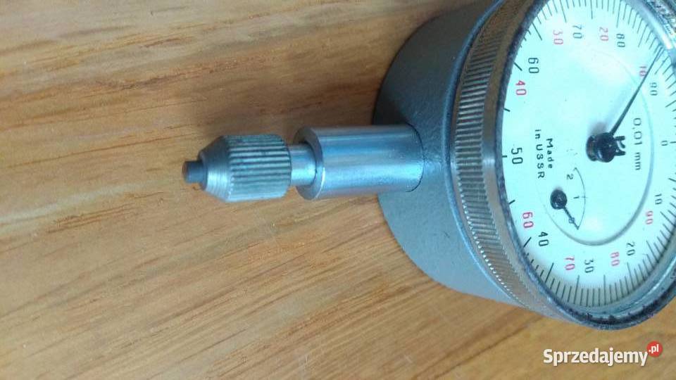 Czujnik zegarowy CCCP USSR dokładność 001mm Chorzów