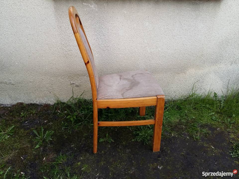 Porządne drewniane krzesło 265 Kościan