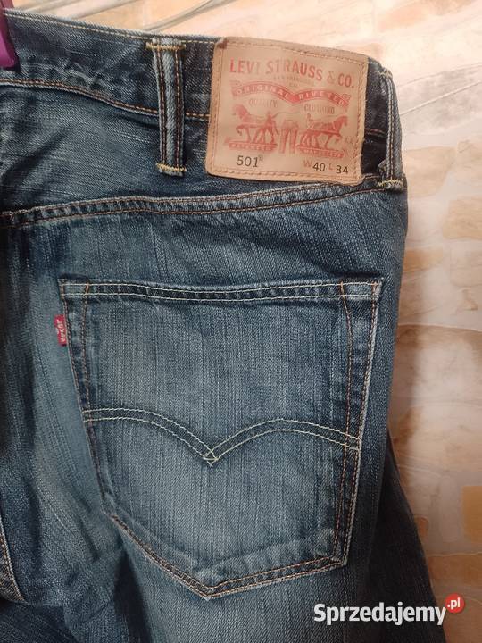 Levis 501W40L34 Dżinsy jeansy jeansowe spodnie Kraków