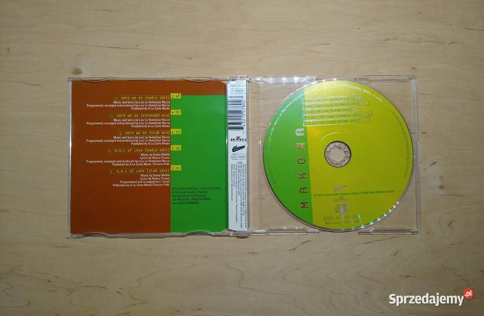 Makoma Here We Go CD Płyty i kasety pomorskie Gdańsk