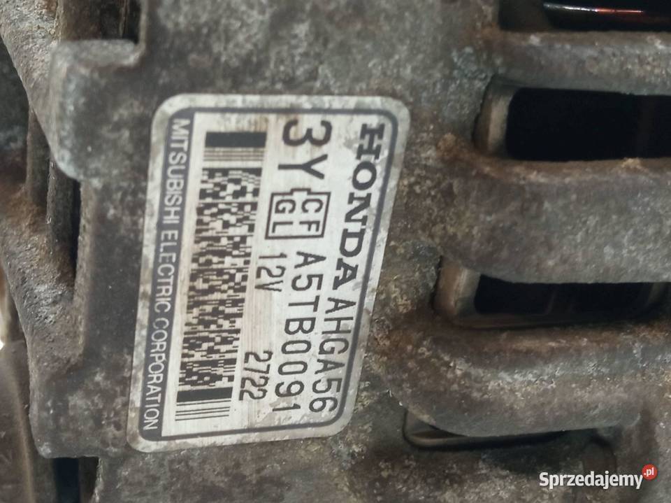 ALTERNATOR A5TB091 13 14 Honda Jazz II 20022008 świętokrzyskie sprzedam