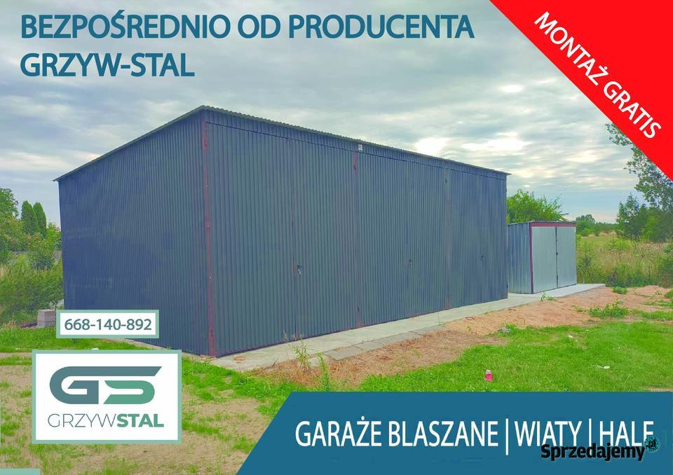 Garaż Blaszany Wiata Blaszana Magazyn Blaszany Łódź