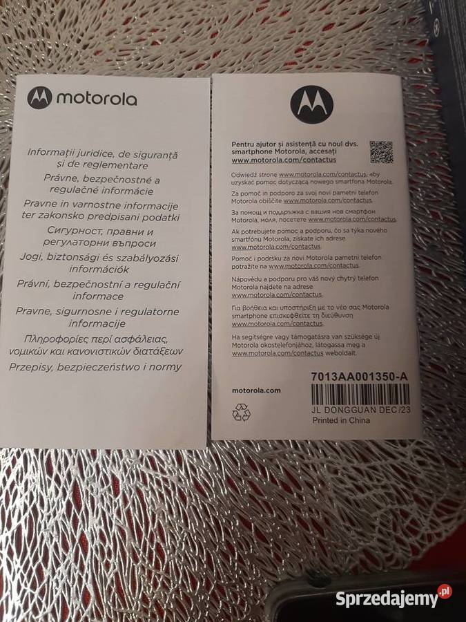 Do Sprzedania Niwa Mtorola G 04 małopolskie