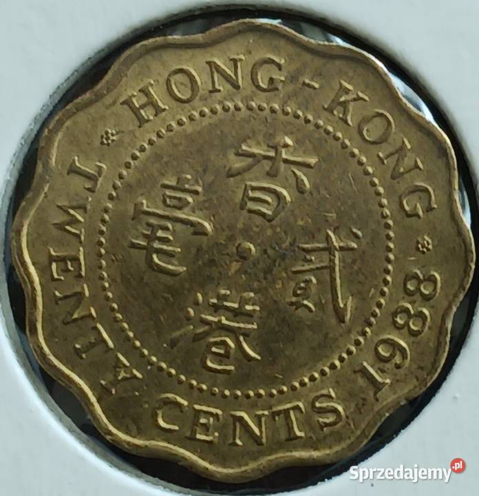 20 Cent Hong Kong 1988 r Numizmatyka Konin