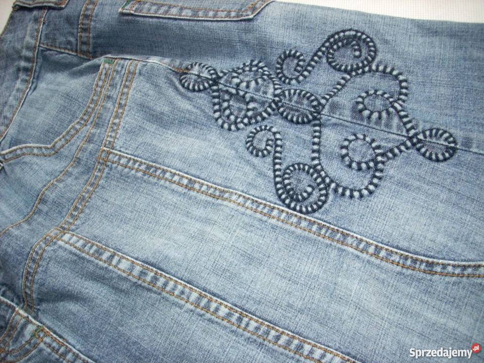 Gersha Jeans Dżinsowa spódnica Haftowana Midi 36 Nowy Sącz