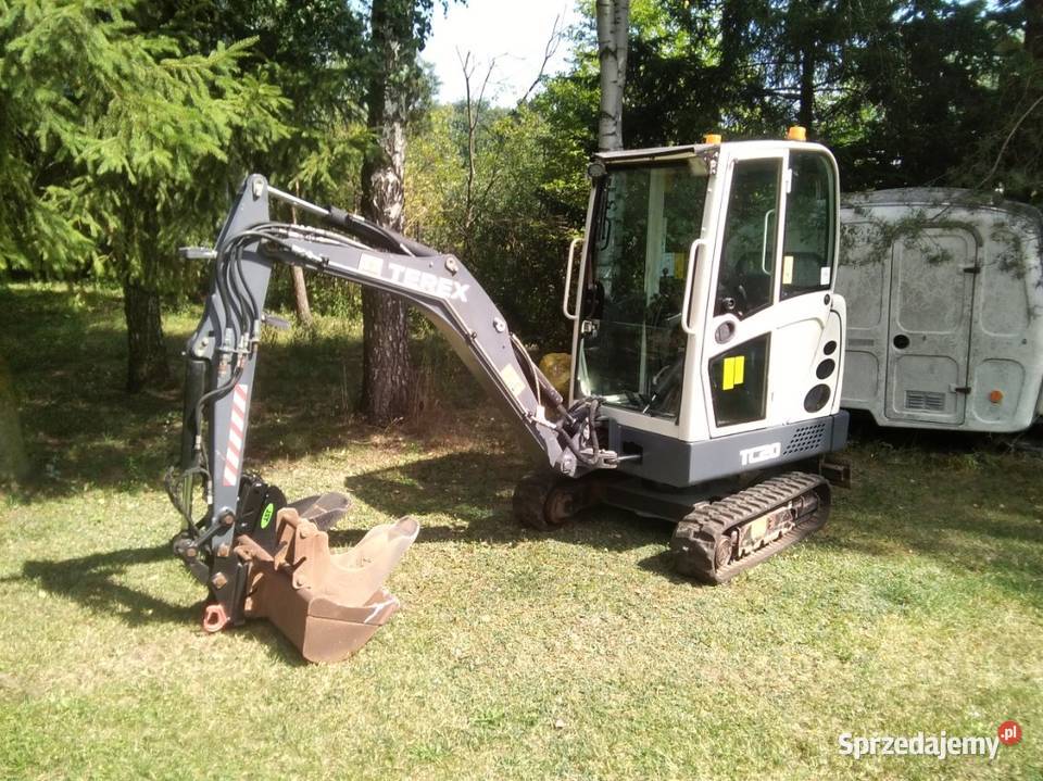 Minikoparka TEREX TC 20 R2013 mazowieckie Serock