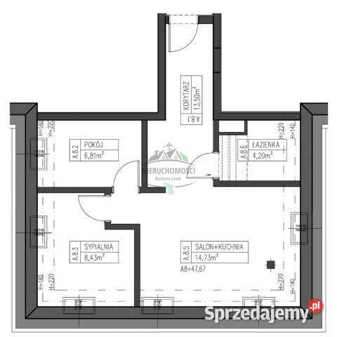 Mieszkanie 48m2 3pokojowe Wrocław Nieruchomości dolnośląskie