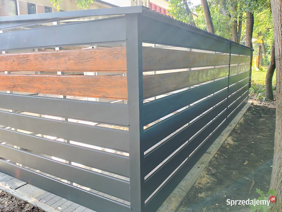 Wiata Śmietnikowa 6x1 Śmietnik Altana Dąbrowa Górnicza