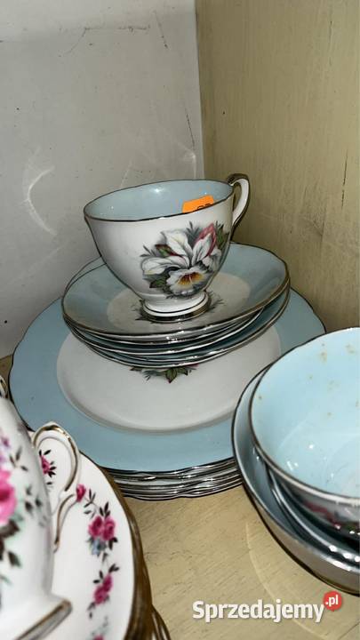 Filiżanka z talerzykiem Withe Lady Royal pomorskie