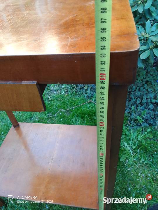 Stara szafka lite drewno vintage PRL 45cm Warszawa