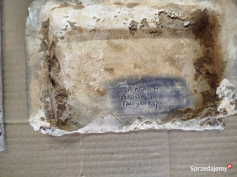 Kafel Piecowy Zabytkowy Paul ADASCH Krotoschin Laski