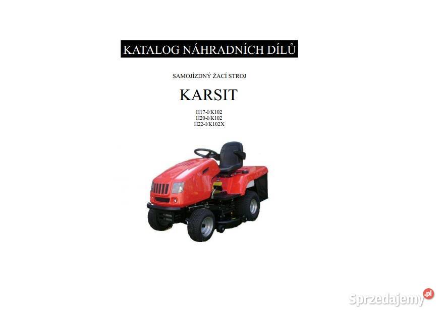 Karsit H17 H20 H22 katalog części ciągniczek świętokrzyskie Kielce