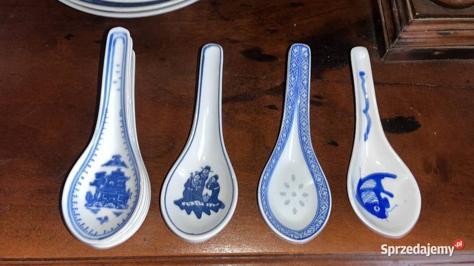 Łyżka porcelanowa do zupy Orientalny Antyki, Sztuka, Kolekcje Gdańsk