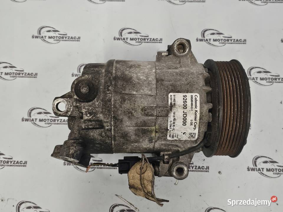 QASHQAI 07r 16 HR16 HR16DE 114 sprężarka Kielce sprzedam