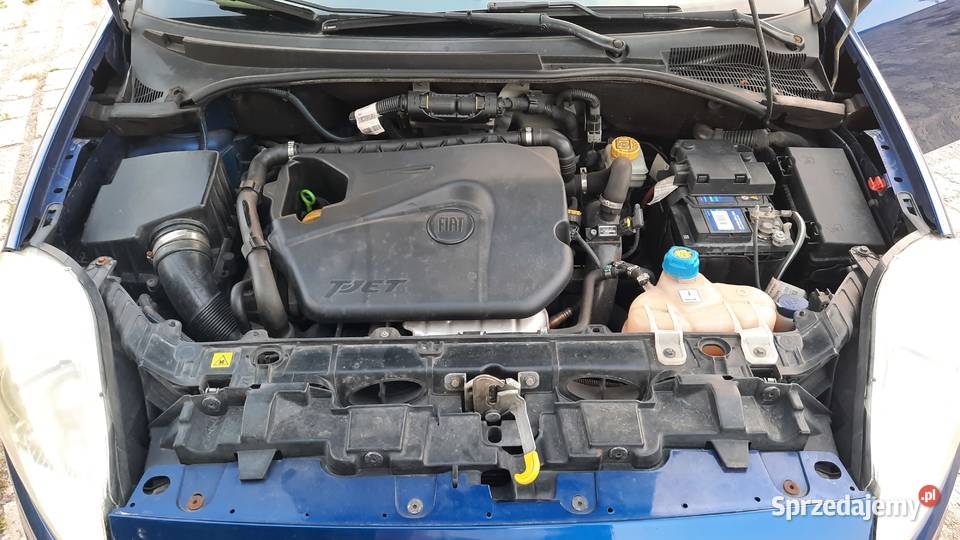Fiat Grande Punto 14 Turbo Benzyna 120 Klima Alu lakier metallic Kraśnik