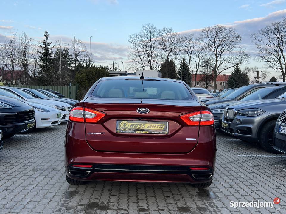 Ford Fusion 2014 czerwony Warszawa