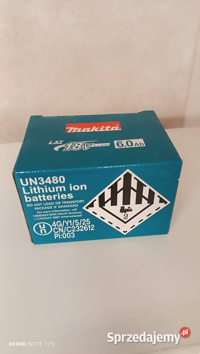 Bateria akumulator Makita 60 Ah 18 V Akcesoria GSM łódzkie Pabianice
