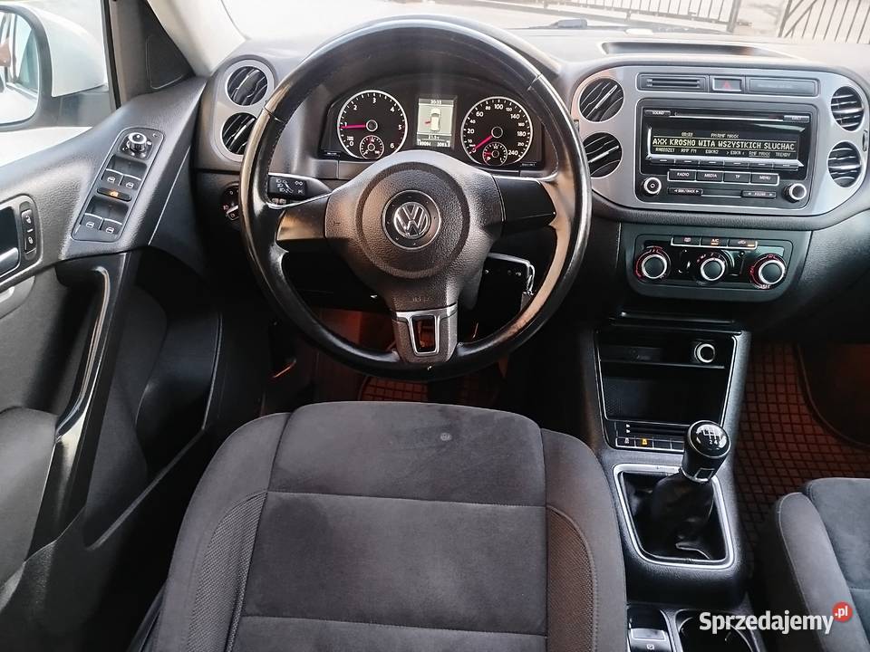 Vw Tiguan 4x4 4motion 20TDI 140 185 klima alu biały podkarpackie Grabownica Starzeńska