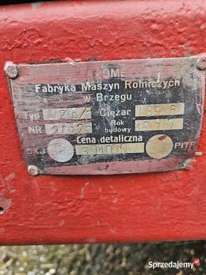 Rozrzutnik jedoosiowy nieuszkodzony