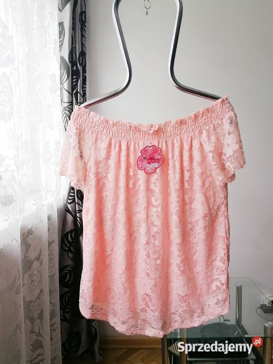 NOWA KORONKOWA BLUZKA HISZPANKA Z GIPURĄ RXXL Łódź sprzedam