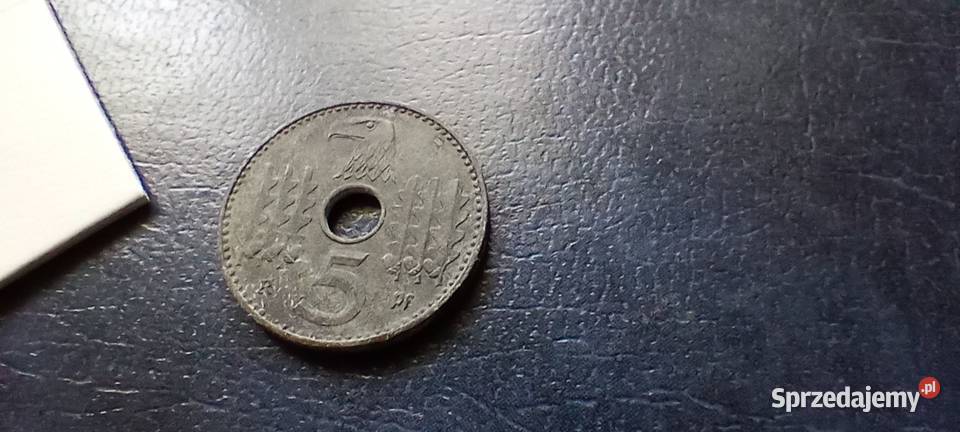 Stare monety 5 reichsfenig 1940 A Niemcy Lesko