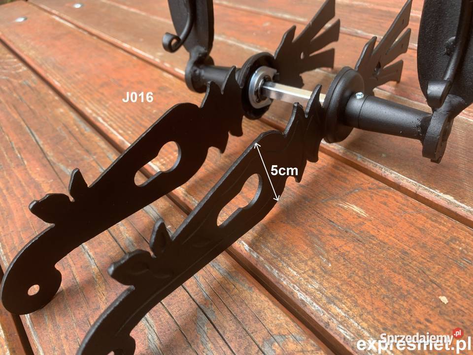 RUSTYKALNA Klamka kuta do furtki bramki drzwi Warszawa